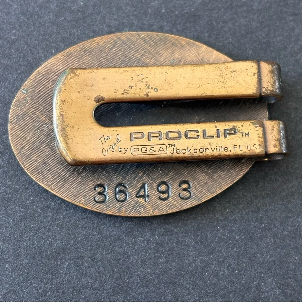 The Original by PG&A World Tour Golf Myrtle Beach SC Proclip Bronze Money Clip